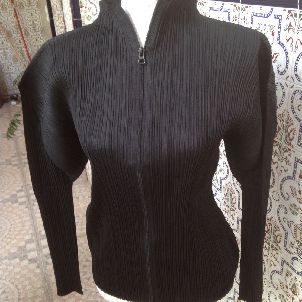 Black Issey Miyake jacket